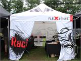 Pop up gazebo FleXtents Xtreme 50 3x3 m White, incl. 4 sidewalls