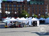 Pop up gazebo FleXtents Basic v.2, 3x6 m White, incl. 6 sidewalls