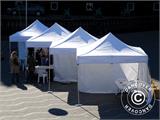 Pop up gazebo FleXtents PRO 3x3 m White, incl. 4 sidewalls