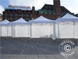 Pop up gazebo FleXtents PRO 4x8 m White, incl. 6 sidewalls