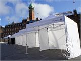 Pop up gazebo FleXtents Basic v.2, 3x6 m White, incl. 6 sidewalls