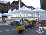 Pop up gazebo FleXtents PRO "Peaked" 3x6 m Latte, incl. 6 sidewalls