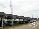 Tente pliante FleXtents PRO 4x6m Noir