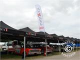 Tente pliante FleXtents PRO 4x6m Noir