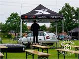 Pop up gazebo FleXtents PRO with full digital print, 3x3 m