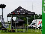 Pop up gazebo FleXtents PRO with full digital print, 4x8 m, incl. 4 sidewalls