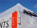 Pop up gazebo FleXtents PRO with full digital print, 3x4.5 m, incl. 4 sidewalls