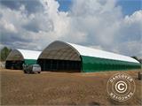 Storage shelter/arched tent 8x15x4.33, PVC, Green
