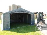 Storage shelter PRO 5x8x2.5x3.89 m, PVC, Grey Storage shelter PRO 5x8x2.5x3.89 m, PVC, Grey