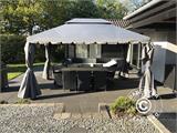 Gazebo de jardim Osiris 4x4m, Areia