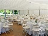 Marquee PLUS 4x10 m PE, Grey/White