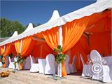 Carpa para fiestas, SEMI PRO Plus CombiTents® 6x12m 4 en 1, Blanco