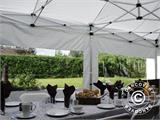 Carpa para fiestas, SEMI PRO Plus CombiTents® 6x12m 4 en 1, Blanco/Gris