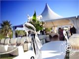 Marquee Exclusive 5x12 m PVC, Grey/White