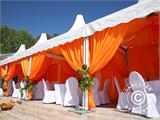 Šator za zabave Original 4x8m PVC, Siva/Bijela