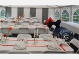 Partyzelt UNICO 5x8m, Schwarz Partyzelt UNICO 5x8m, Schwarz
