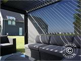 Pergola bioclimatique Mirador, 3,6x3,6m, Anthracite