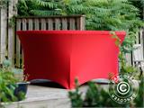 Cubierta flexible para mesa, Ø152x74cm, Rojo
