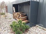 Abri de stockage pour bois/parterre de fleurs surélevé, 1,8x0,5x1,1m ProShed®, Anthracite