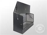 Bike storage, Protect-a-Cycle, Trimetals, 1.96x0.89x1.33 m, 1.74 m²,  Anthracite
