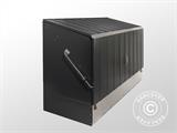 Fietsenbox met oprijplaat, Protect-a-Cycle, Trimetals, 1,96x0,89x1,33m, Antraciet
