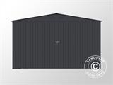 Metallinen autotalli 3,8x4,2x2,32m ProShed®, Antrasiitti