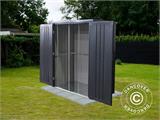 Abri de jardin/Armoire métallique 1,6x0,85x1,8m, ProShed®, Anthracite