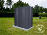 Abri de jardin/Armoire métallique 1,6x0,85x1,8m, ProShed®, Anthracite