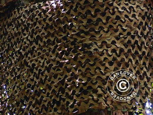 Camouflage net Woodland BASIC LIGHT, 1.4x3 m