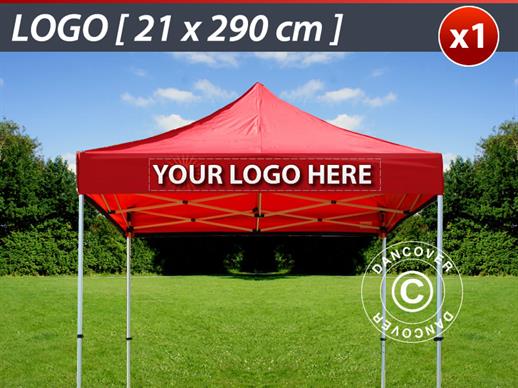 1 St. FleXtents Volant-Print 21x290cm, zentriert