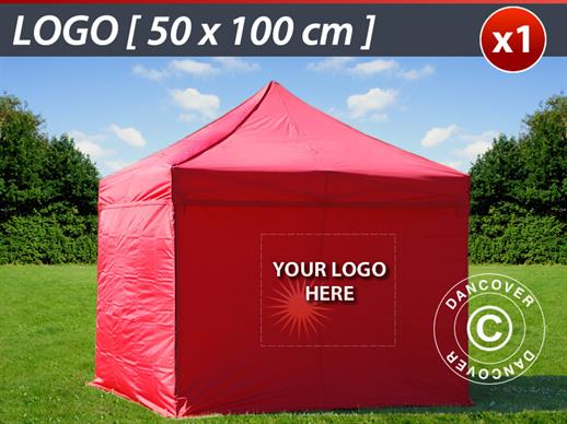 1 st. FleXtents-zijwandprint 50x100cm