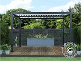 Bioklimatologisch pergola paviljoen San Pablo, 3x4m, Zwart/Wit