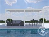 Bioklimatologisch pergola paviljoen San Pablo, 3x5,8m, Wit