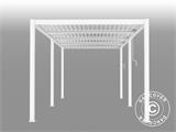 Bioklimatische Pergola pavillon San Pablo, 3x5,8m, Weiß