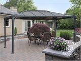 Gazebo da giardino Martinique 2,96x3,6m, Antracite