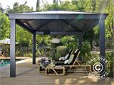 Gazebo Dallas 3.64x4.26 m, Anthracite