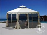 Gazebo de jardim Osiris 3x3m, Areia