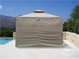 Pavillon Osiris 3x3m, Dunkelbeige