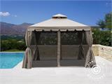 Gazebo Osiris 3x3 m, Dark beige