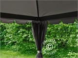 Gazebo da giardino Osiris 3x3m, Grigio