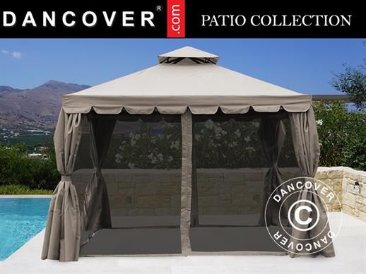 Gazebo Osiris 4x4 m, Dark beige