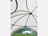 Kupolo formos šventinė palapinė Multipavillon 6x9m, Balta
