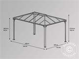 Gazebo Martinique, Palram/Canopia, 2,96x4,3m, Antracite