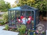 Orangery/Gazebo LEDRO, 12.96 m², Palram/Canopia, 3.6x3.6x2.95 m, Grey