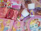 Party Box Princess, 16 pers. ONLY 1 SET LEFT