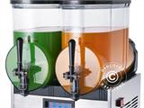 Machine à boissons glacées, 2 cuves, 2x12 L, RESTE SEULEMENT 1 PC