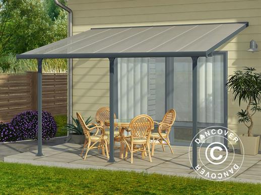 Patio Cover Feria, Palram/Canopia, 3x4.25 m, Grey