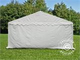 Tente de réception Exclusive 5x12m PVC, Blanc