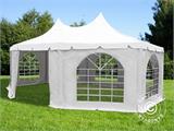 Partytelt Elegance PRO, ottekantet 6,8x5m, PVC