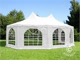 Åttakantigt Partytält Elegance PRO 6,8x5m, PVC